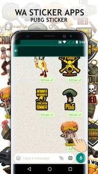 WA Stickers For PUBG-PUBG Whatsapp Stickers screenshot 5