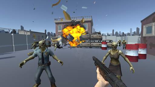 Zombie Shooter Simulator dead Kill Shooting War 3D screenshot 2