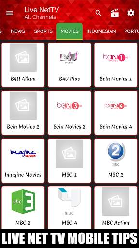Live NetTV Mobile All Channels First Steps screenshot 2