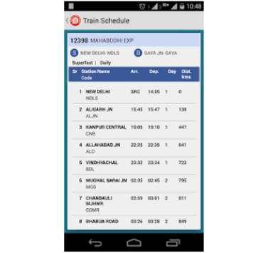 Live Train Status and Spot Booking screenshot 2