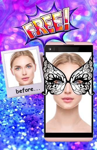 Eyes Carnival Mask Photo Editor screenshot 1