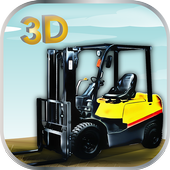 Carrelli elevatori pesanti 3D icon