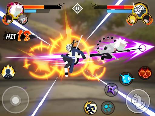 Stickman Ninja - 3v3 Battle Arena screenshot 2