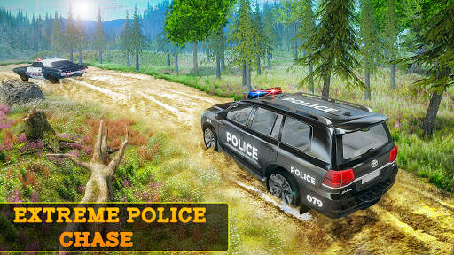 Offroad Police Jeep 4x4 Driving & Racing Simulator screenshot 11