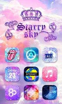 Starry Sky GO Launcher Theme screenshot 1