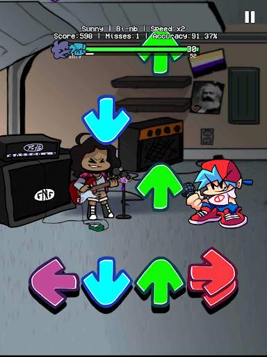 FNF Sunday Mod Guitar Hero screenshot 6