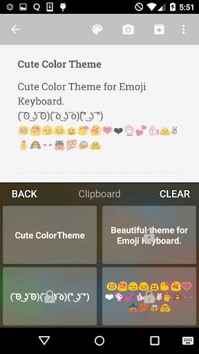 Cute Color Skin Emoji Keyboard screenshot 4