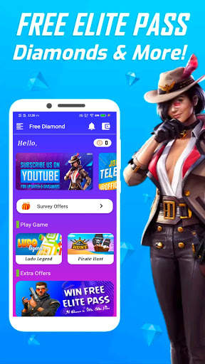 Free Diamond and Elite Pass screenshot 1