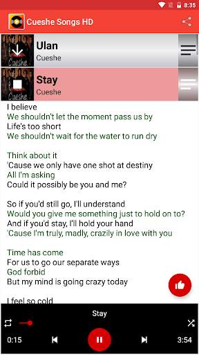 CUESHE Song & Lyrics screenshot 3