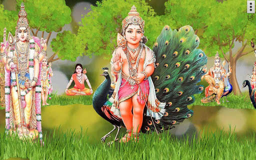 4D Lord Murugan Live Wallpaper screenshot 1
