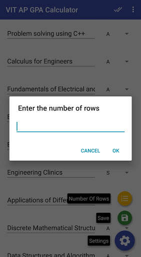 Vit AP GPA Calculator screenshot 3
