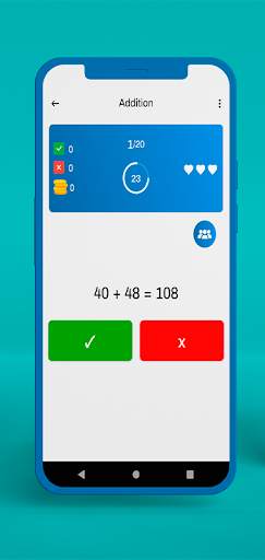 Math Game Offline / Quiz screenshot 3