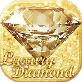 Luxury Diamond Launcher: Gold Glitter Deluxe Theme 3.9.6