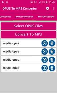 Super Converter : OPUS To MP3 screenshot 5