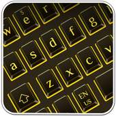 Cool Gloden Black Keyboard on 9Apps