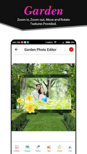 Garden Photo Editor - 3 تصوير الشاشة