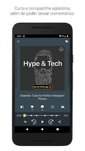 Spreaker Podcast Player - App para ouvir podcasts screenshot 4