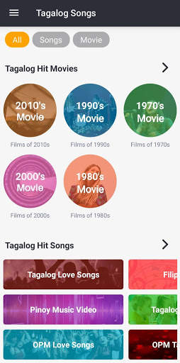 Tagalog Love Songs : OPM Love Songs, Tagalog Movie screenshot 2