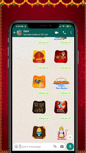 Ram Navmi Stickers for Whatsapp screenshot 7