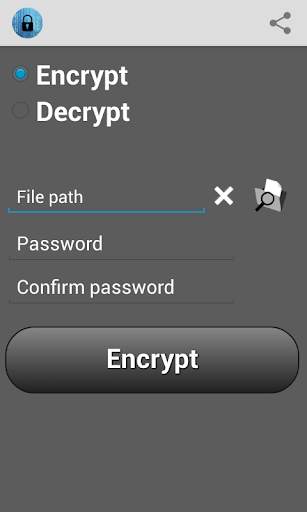 Crypt4All Lite (AES) screenshot 1