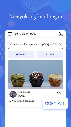 VideoDownloader untuk Instagram & Story Saver screenshot 2