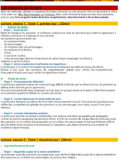 Enseignement du français screenshot 4