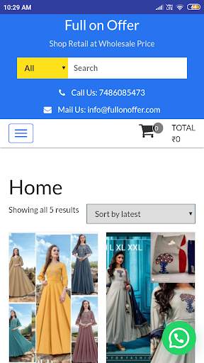 FullOnOffer Online Shopping App screenshot 1