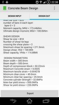 Concrete Beam Design скриншот 3