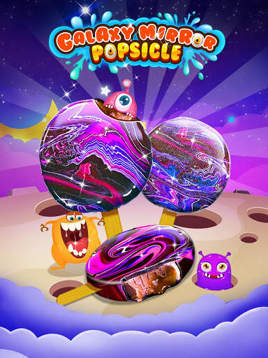 Galaxy Ice Pop - Ice Cream Popsicle Desserts 4 تصوير الشاشة