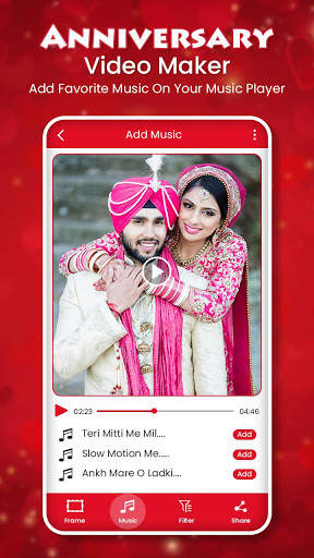 Anniversary Photo Video Maker screenshot 3