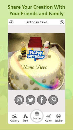 Name on Birthday Cake screenshot 6