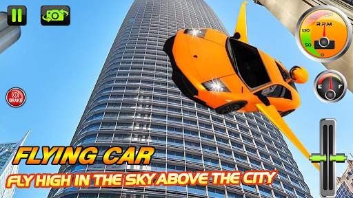 Flying Car  Game 3D screenshot 3