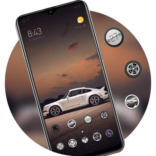 Luxury elegant white racing cool car theme 2.0.50