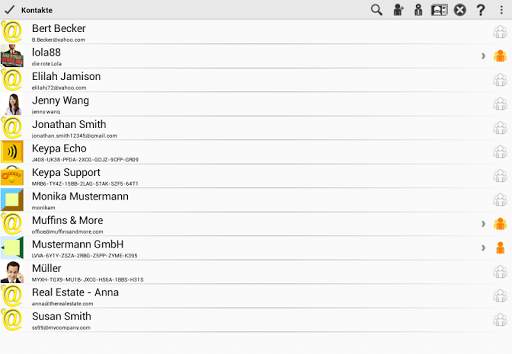 Keypa Daten-Safe und Messenger screenshot 10