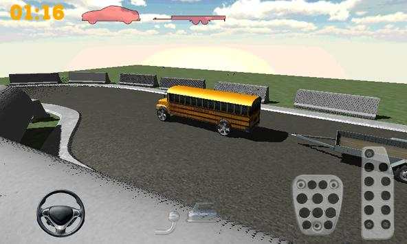 3D School Bus Parking screenshot 2
