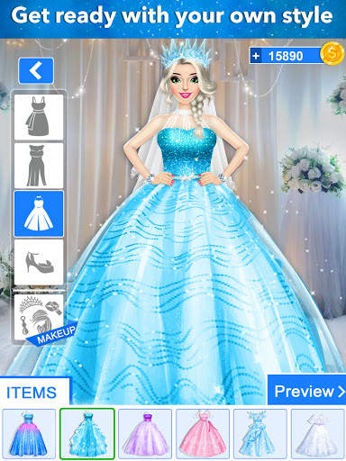 Ice Princess Wedding Dress Up screenshot 7