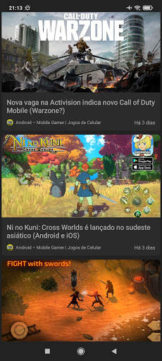 Mobile Gamer - Notícias de Jogos Android screenshot 3