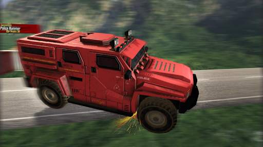 Impossible Police Hummer Car Tracks 3D screenshot 7