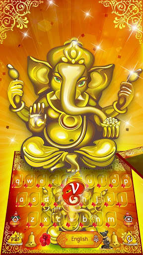Shree Ganesha Keyboard Theme screenshot 2