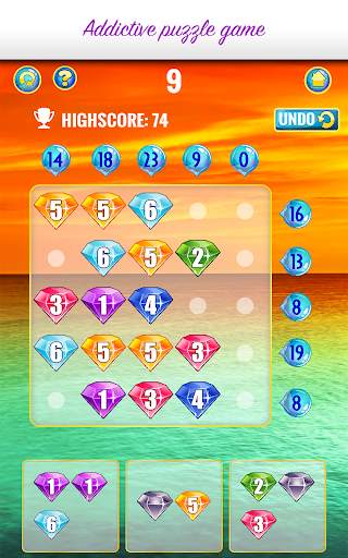Jewels #2  - Number puzzle game *Gold Edition screenshot 11