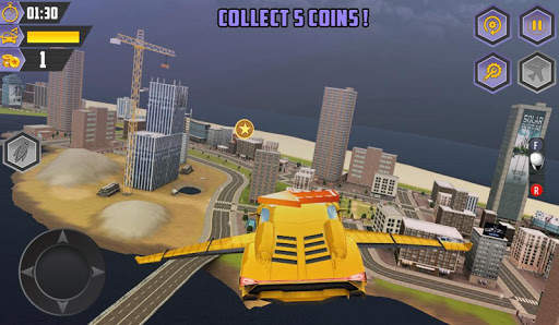 Flying Racing Car Games screenshot 2