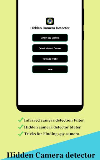 Hidden camera detector - Spy camera finder screenshot 1