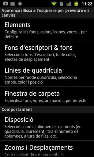 Lightning Launcher - Catalan screenshot 2