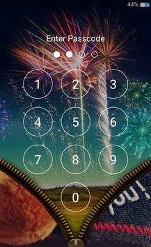Teddy Bear Zipper Lock Screen screenshot 4