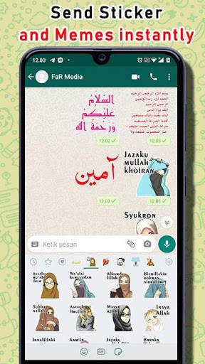 Islamic Sticker 2020 WAStickerApps for WhatsApp screenshot 2