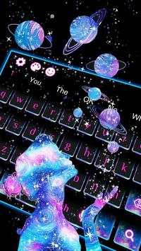 Fancy Galaxy Girl keyboard 2 تصوير الشاشة