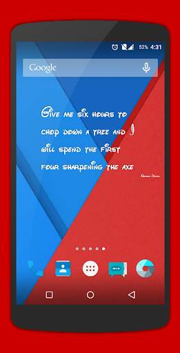 Quote Widget for Android screenshot 1