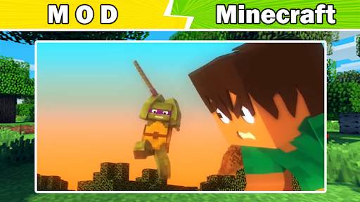 Ninja Turtles Mod Minecraft screenshot 1