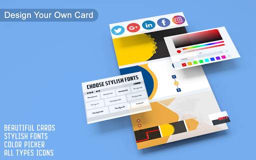 Business Card Maker – Free Emp screenshot 3
