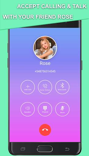 Black pink fake call video stimulation screenshot 4